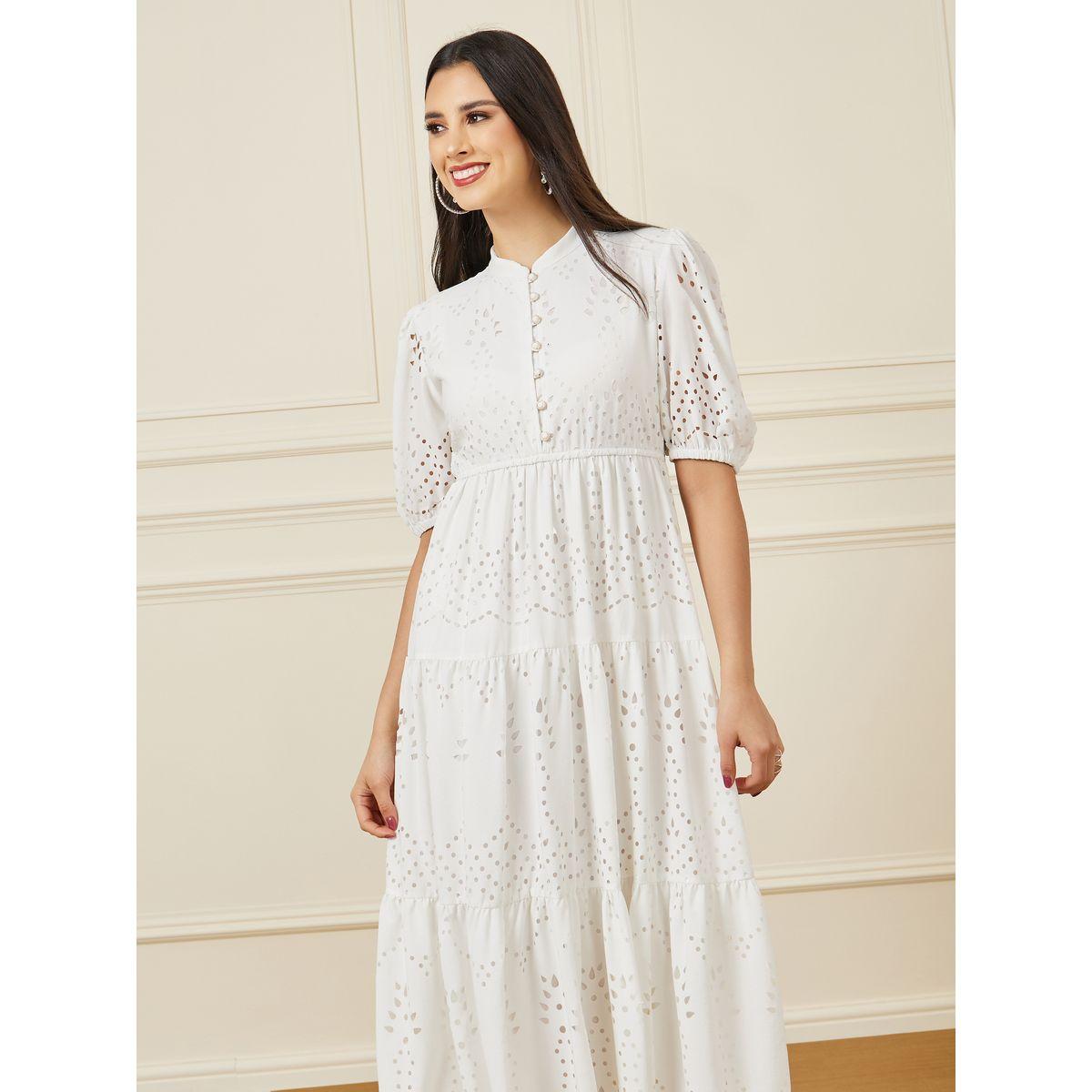 فستان ميدي مزين بكسرات-women-clothing-dresses-image-2