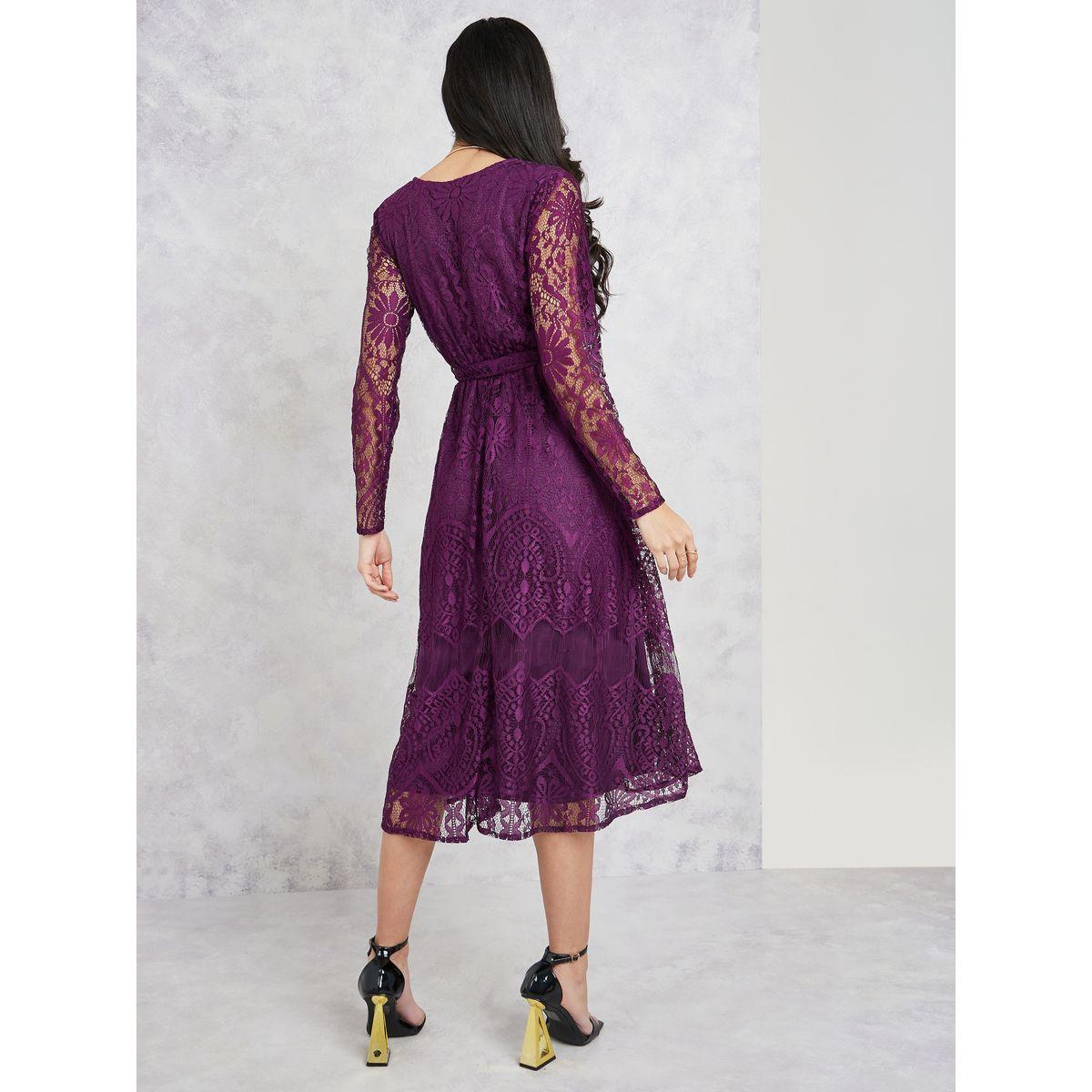 فستان ميدي مع حزام خصر-women-clothing-dresses-image-4
