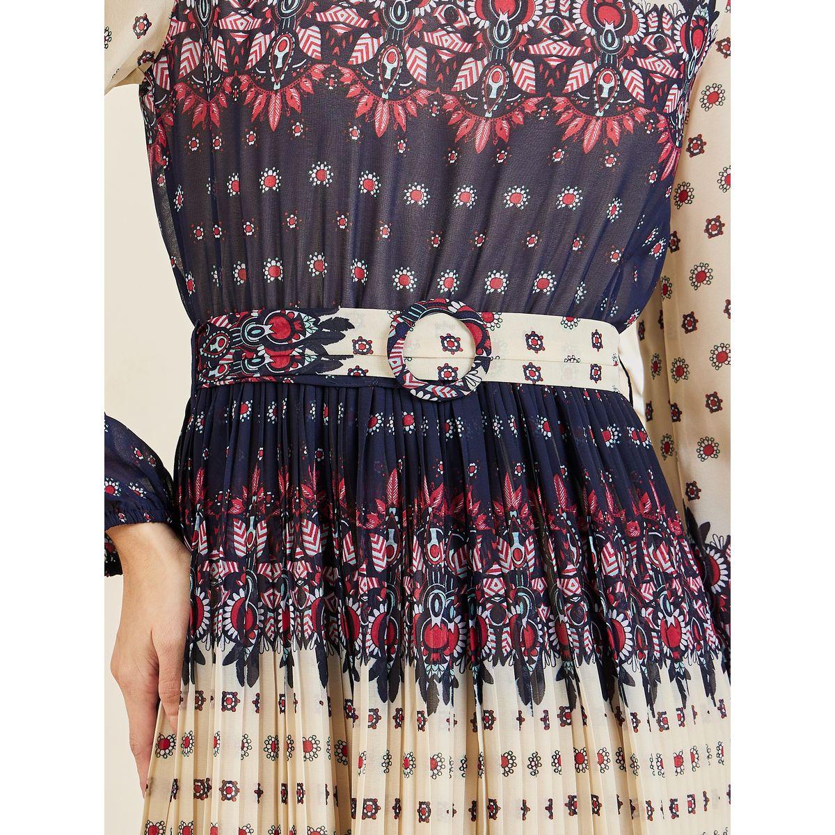 Styli AOP Belted A-Line Maxi Dress-women-clothing-dresses-image-3