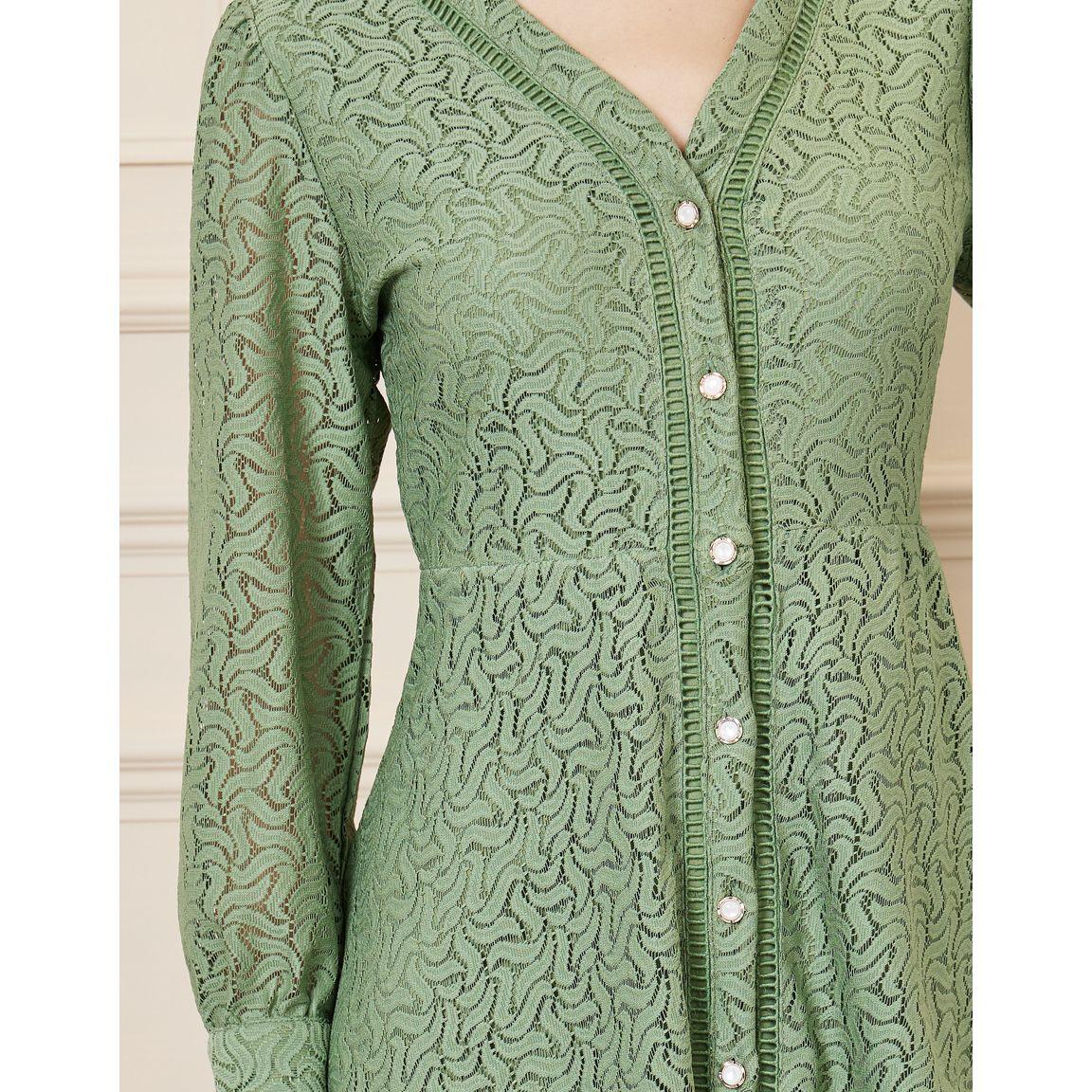 فستان ميدي بتفاصيل دانتيل بالكامل-women-clothing-dresses-image-3