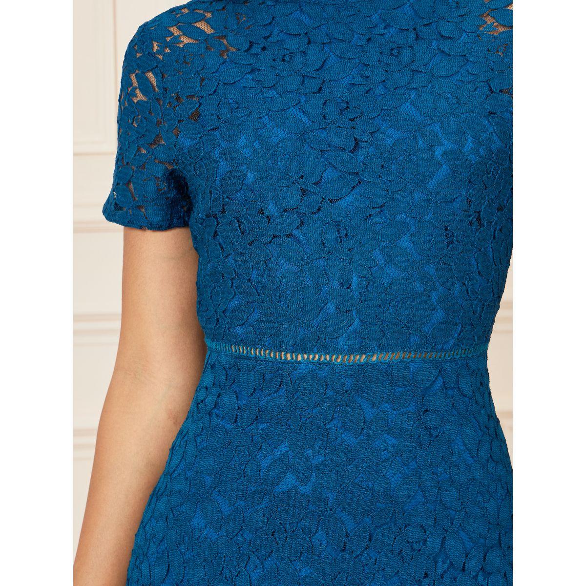 Styli All Over Lace High Neck A-Line Midi Dress-women-clothing-dresses-image-3
