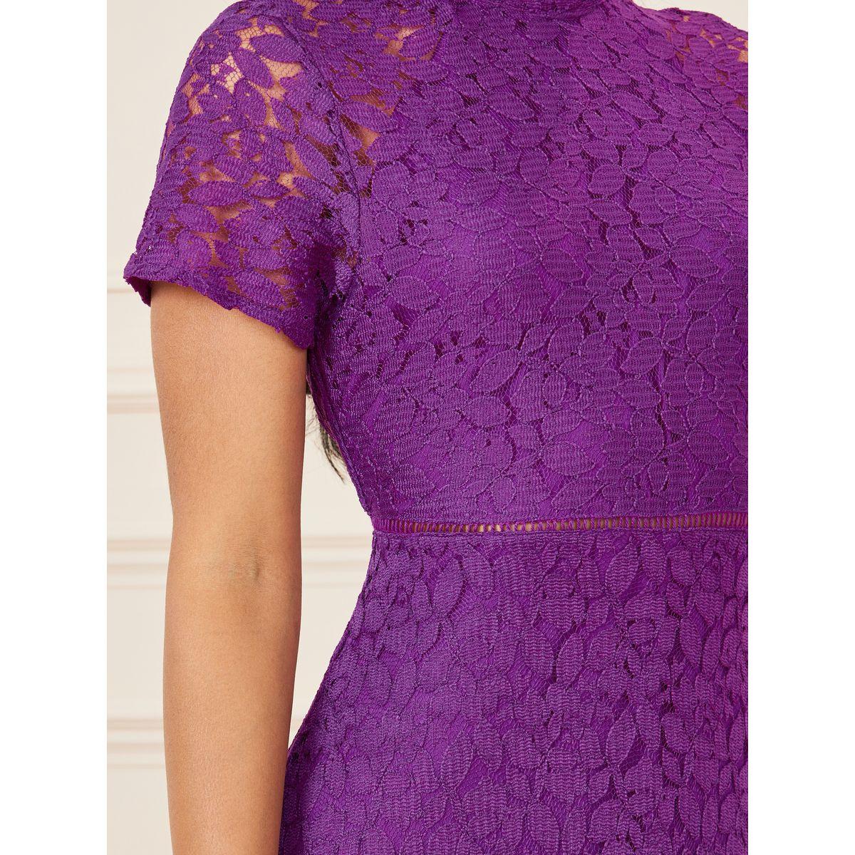 Styli All Over Lace High Neck A-Line Midi Dress-women-clothing-dresses-image-3