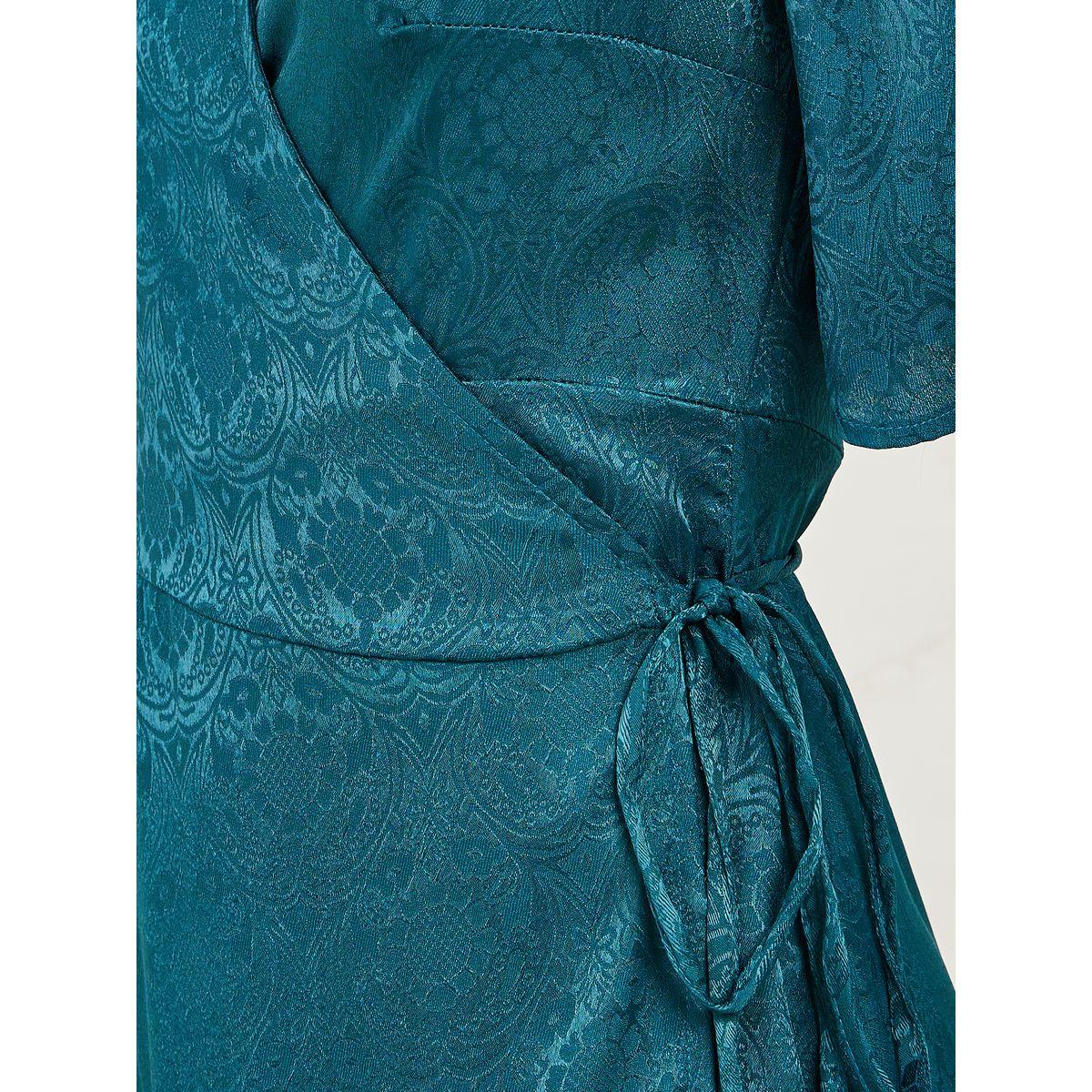 فستان ميدي بنمط لف وأربطة-women-clothing-dresses-image-3