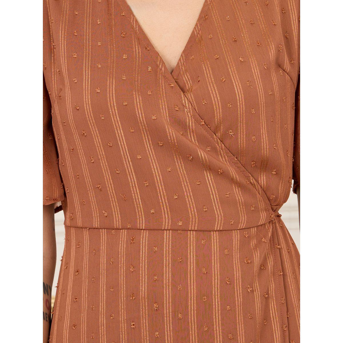 Styli Swiss Dobby A-Line Wrap Midi Dress-women-clothing-dresses-image-3