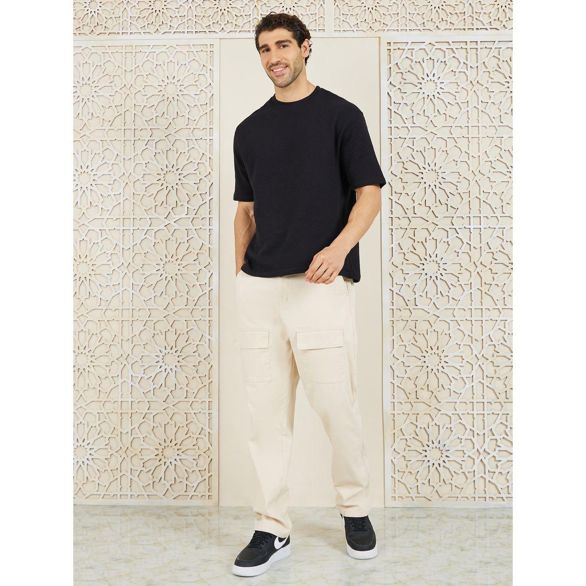 Styli Premium Oversized Ottoman Knit T-shirt-men-clothing-tshirtsandpolos-tshirts-image-2