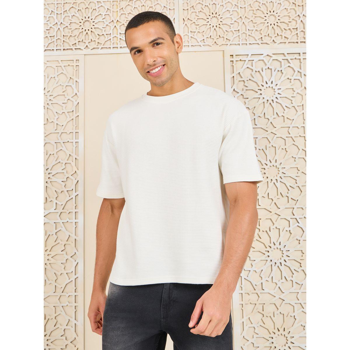 Styli Premium Oversized Ottoman Knit T-shirt-men-clothing-tshirtsandpolos-tshirts-image-1