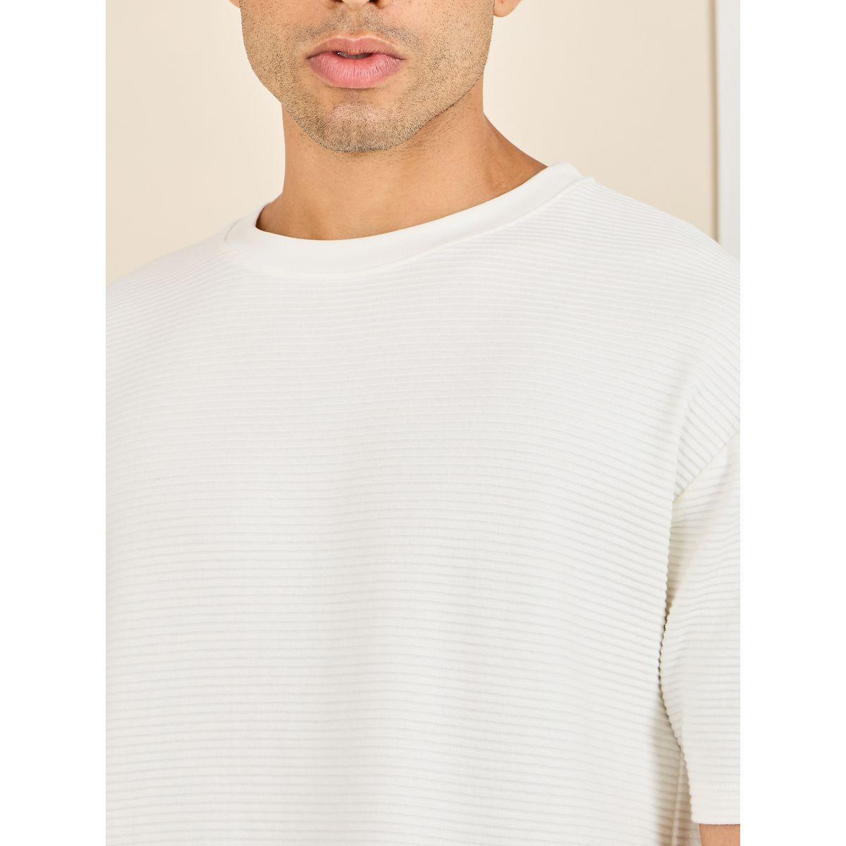 Styli Premium Oversized Ottoman Knit T-shirt-men-clothing-tshirtsandpolos-tshirts-image-3