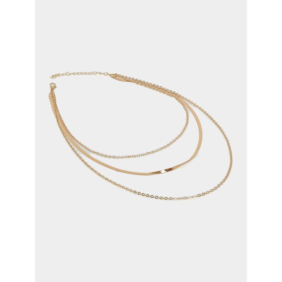 Styli Flat Chain Layered Necklace-women-watchesandjewellery-jewellery-necklacesandpendants-image-1