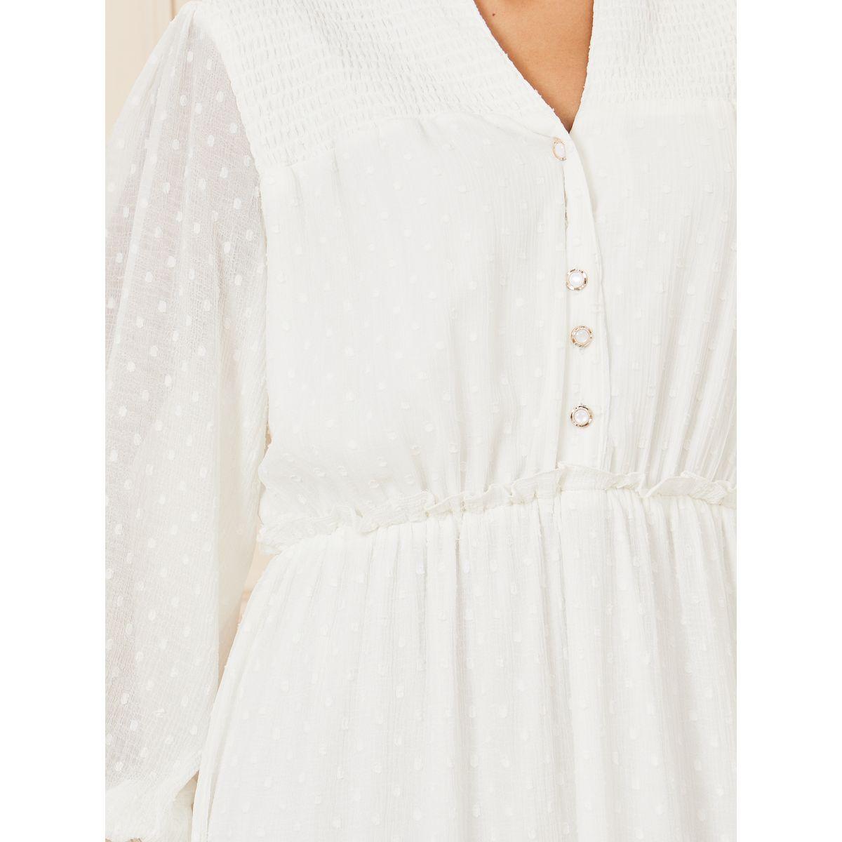 Styli Dobby Long Sleeves A-Line Midi Dress-women-clothing-dresses-image-3
