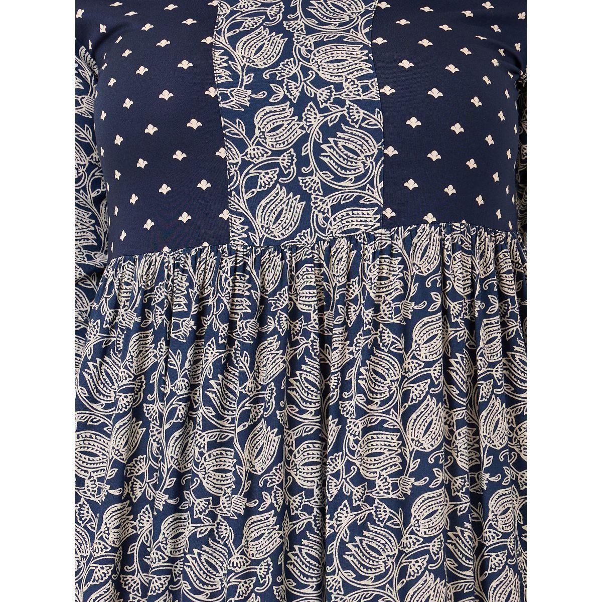 فستان طويل مطبع بالكامل مع كسرات-women-clothing-dresses-image-3