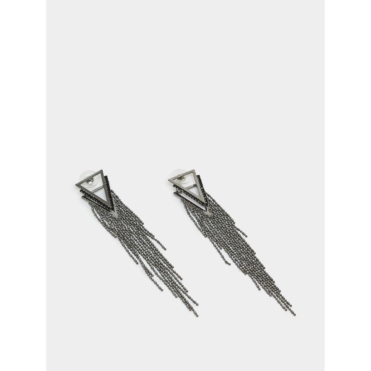 اقراط متدلية بشراشيب مع حلية-women-watchesandjewellery-jewellery-earrings-image-1