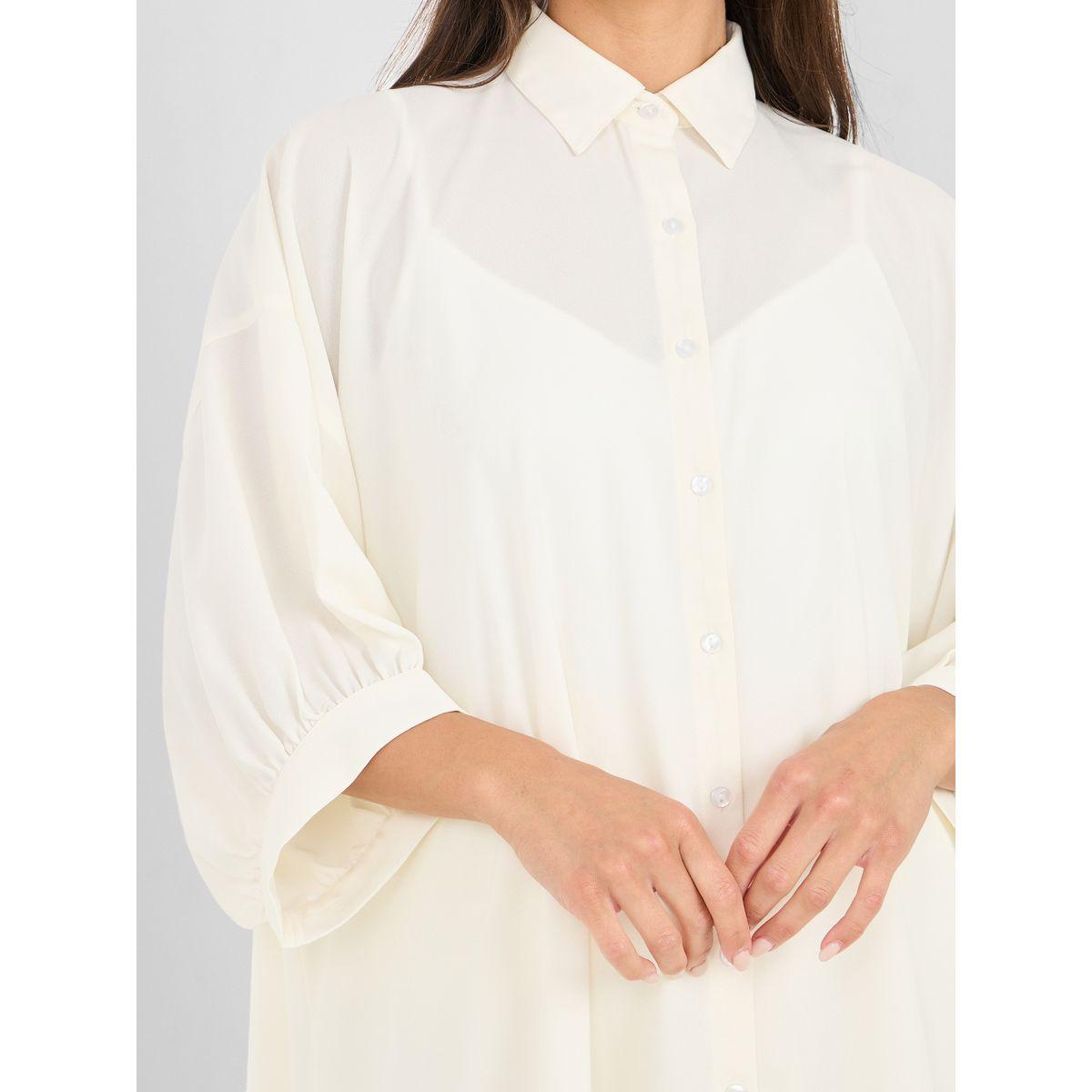 Styli  Oversized Drop Shoulder High Low Hem Longline Shirt-women-clothing-shirtsandblouses-shirts-image-4