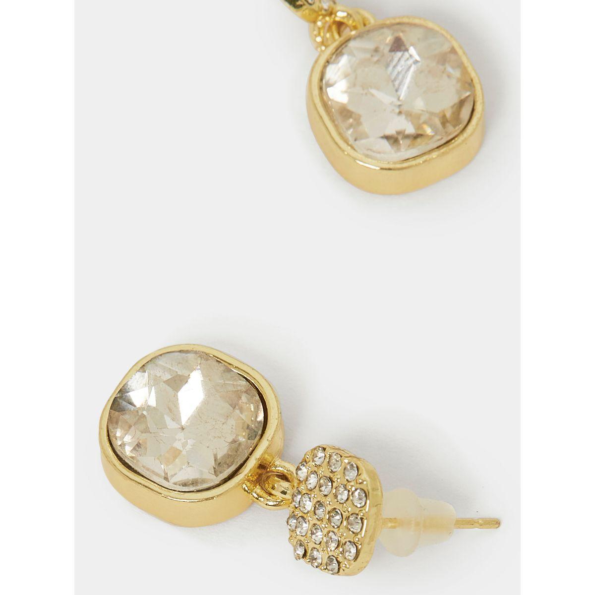 Styli Embellished Faux Gem Earrings-women-watchesandjewellery-jewellery-earrings-image-3