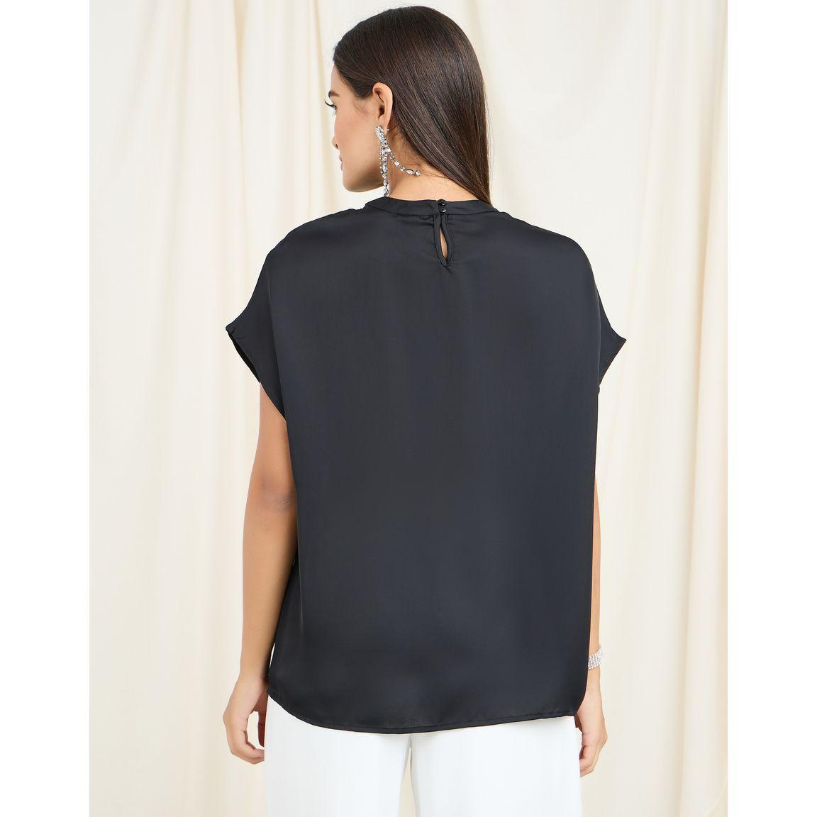 Styli Oversized Solid Batwing Sleeve Satin Blouse-women-clothing-shirtsandblouses-blouses-image-5