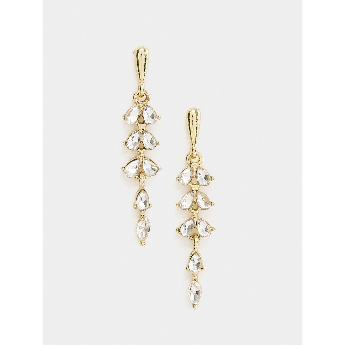 Styli Embellished Faux Gem Earrings-women-watchesandjewellery-jewellery-earrings-image-1