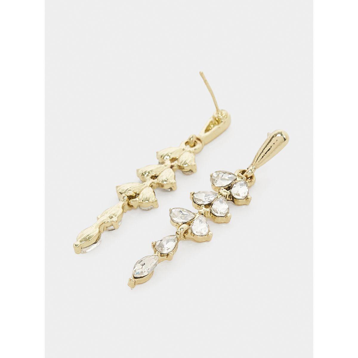 Styli Embellished Faux Gem Earrings-women-watchesandjewellery-jewellery-earrings-image-2