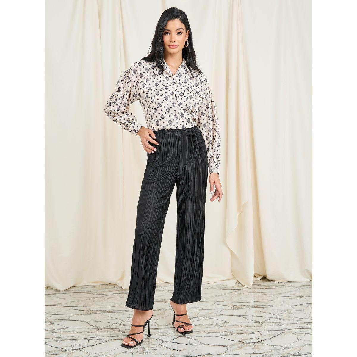 Styli Geo Print Revere Collar Pocket Detail Shirt-women-clothing-shirtsandblouses-shirts-image-2