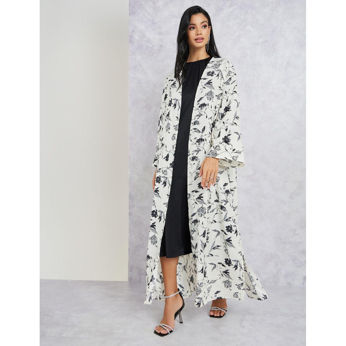 Styli All Over Floral Print Kimono-women-clothing-shirtsandblouses-shirts-image-1