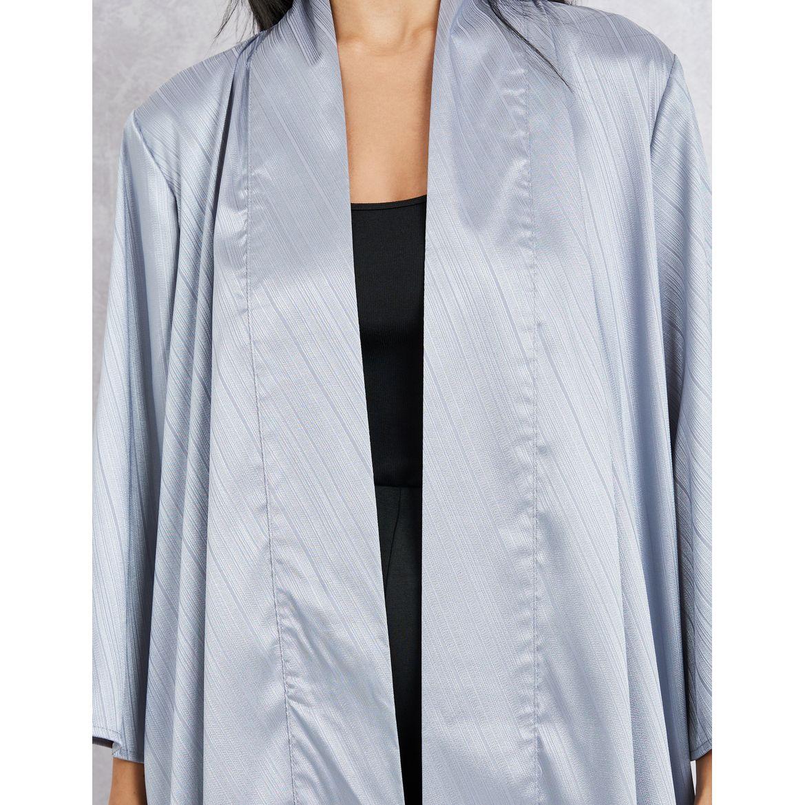 Styli Oversized Satin Jacquard Midi Kimono-women-clothing-shirtsandblouses-shirts-image-3