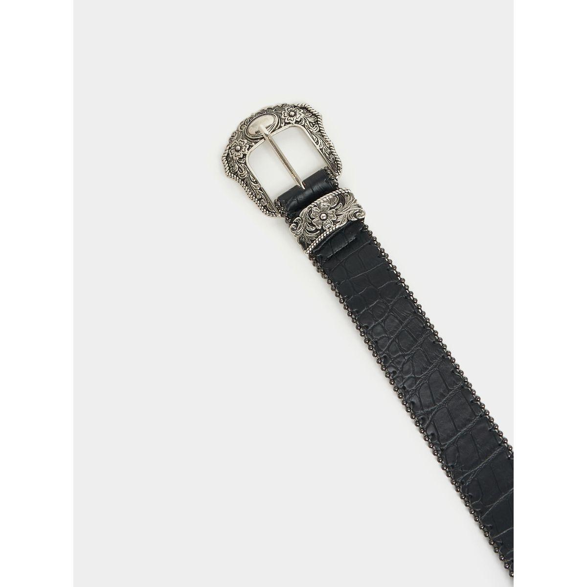 Styli Embellished End Belt with Pin Buckle Closure-women-clothingaccessories-belts-image-4
