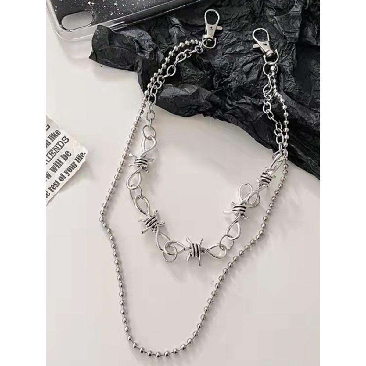 Styli Bow Detail Layered Side Chain-women-clothingaccessories-belts-image-7