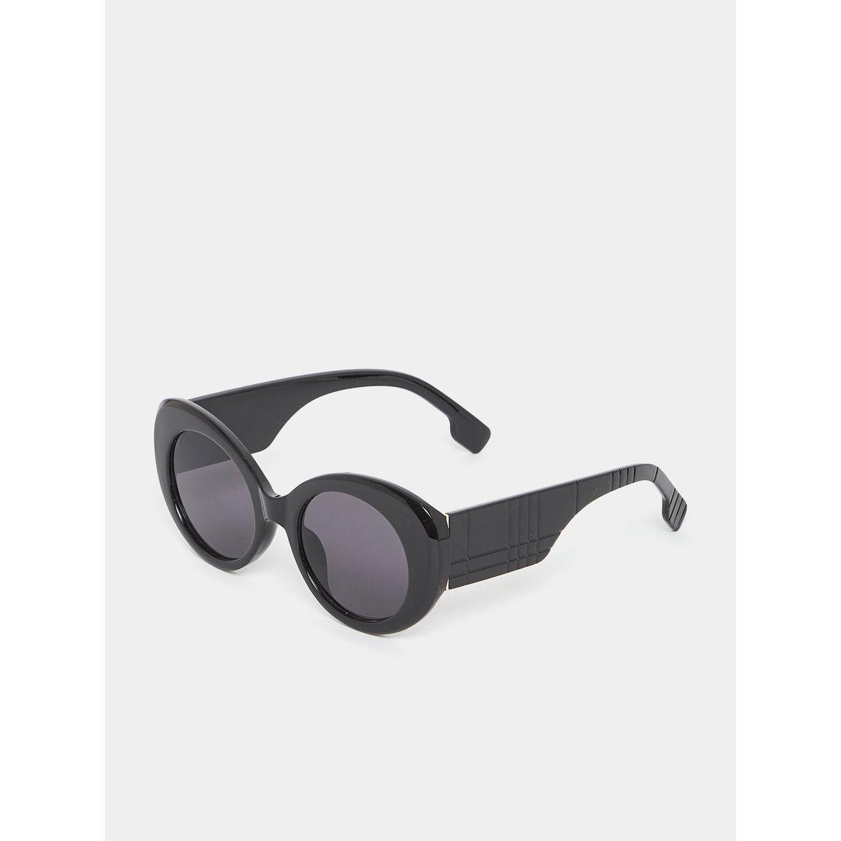 Styli Solid Round Sunglasses-women-sunglasses-image-1