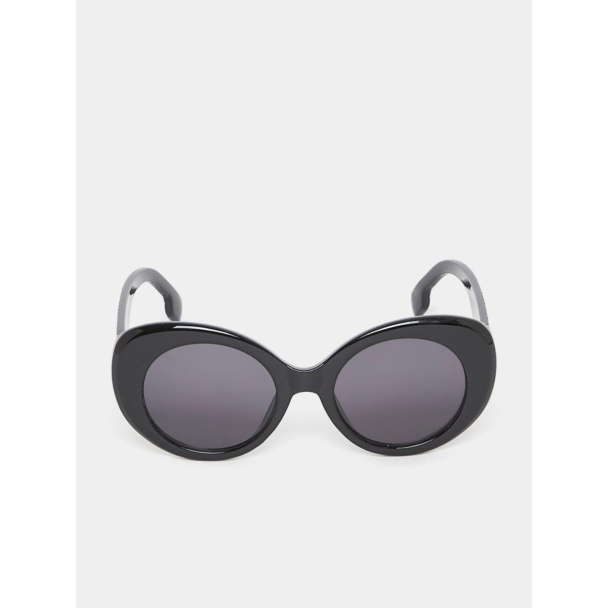 Styli Solid Round Sunglasses-women-sunglasses-image-2