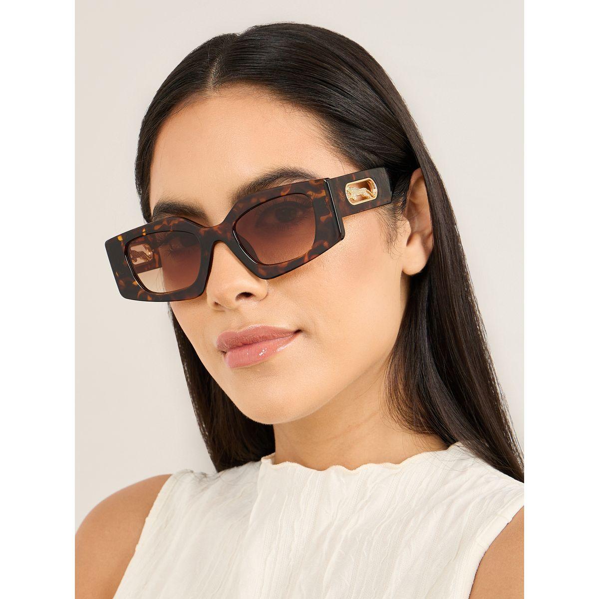 Styli Tortoise Metallic Accent Detail Sunglasses-women-sunglasses-image-2