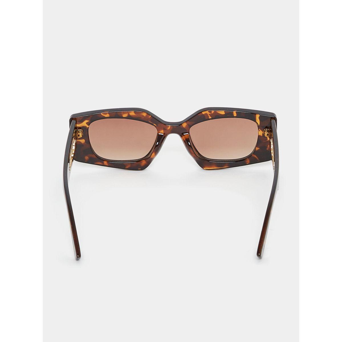 Styli Tortoise Metallic Accent Detail Sunglasses-women-sunglasses-image-5
