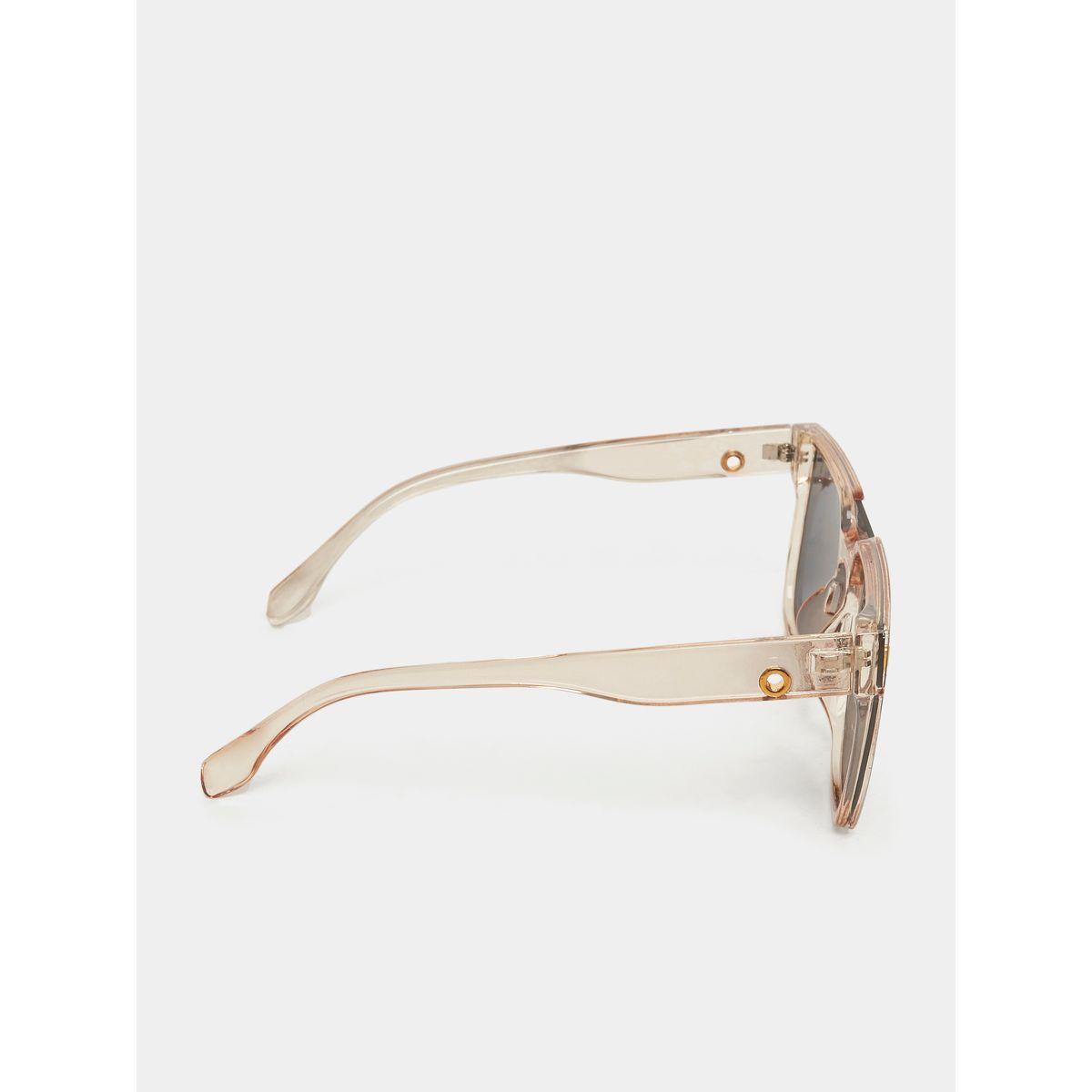 Styli Transparent Frame Square Sunglasses-women-sunglasses-image-4
