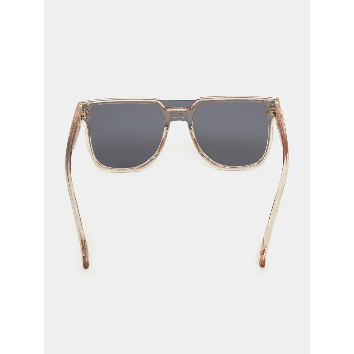 Styli Transparent Frame Square Sunglasses-women-sunglasses-image-5
