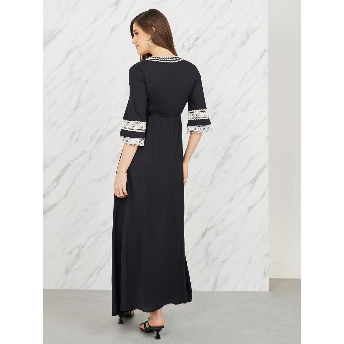 Styli Embroidered Lace Detail A-Line Maxi Dress-women-clothing-dresses-image-4
