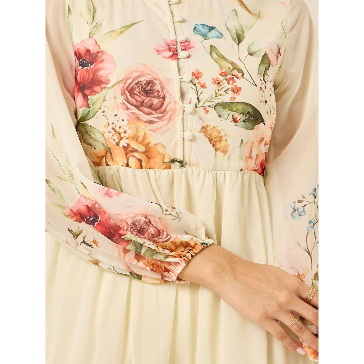 Styli Floral Print A-Line Midi Dress-women-clothing-dresses-image-3