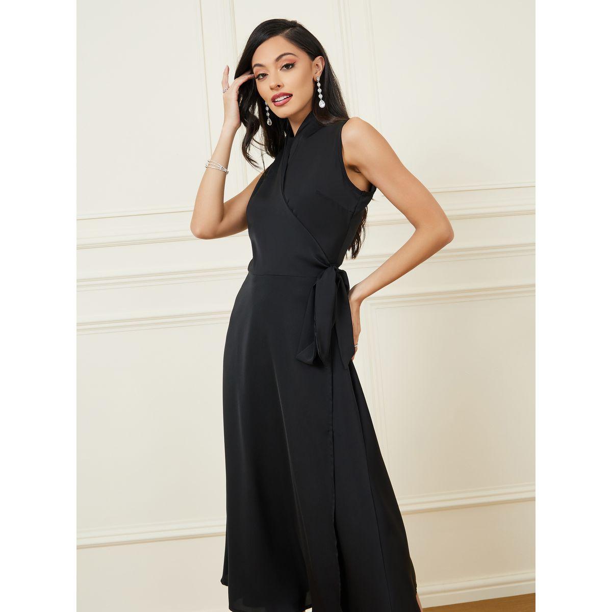Styli Sleeveless Wrap Around Midi Dress-women-clothing-dresses-image-2