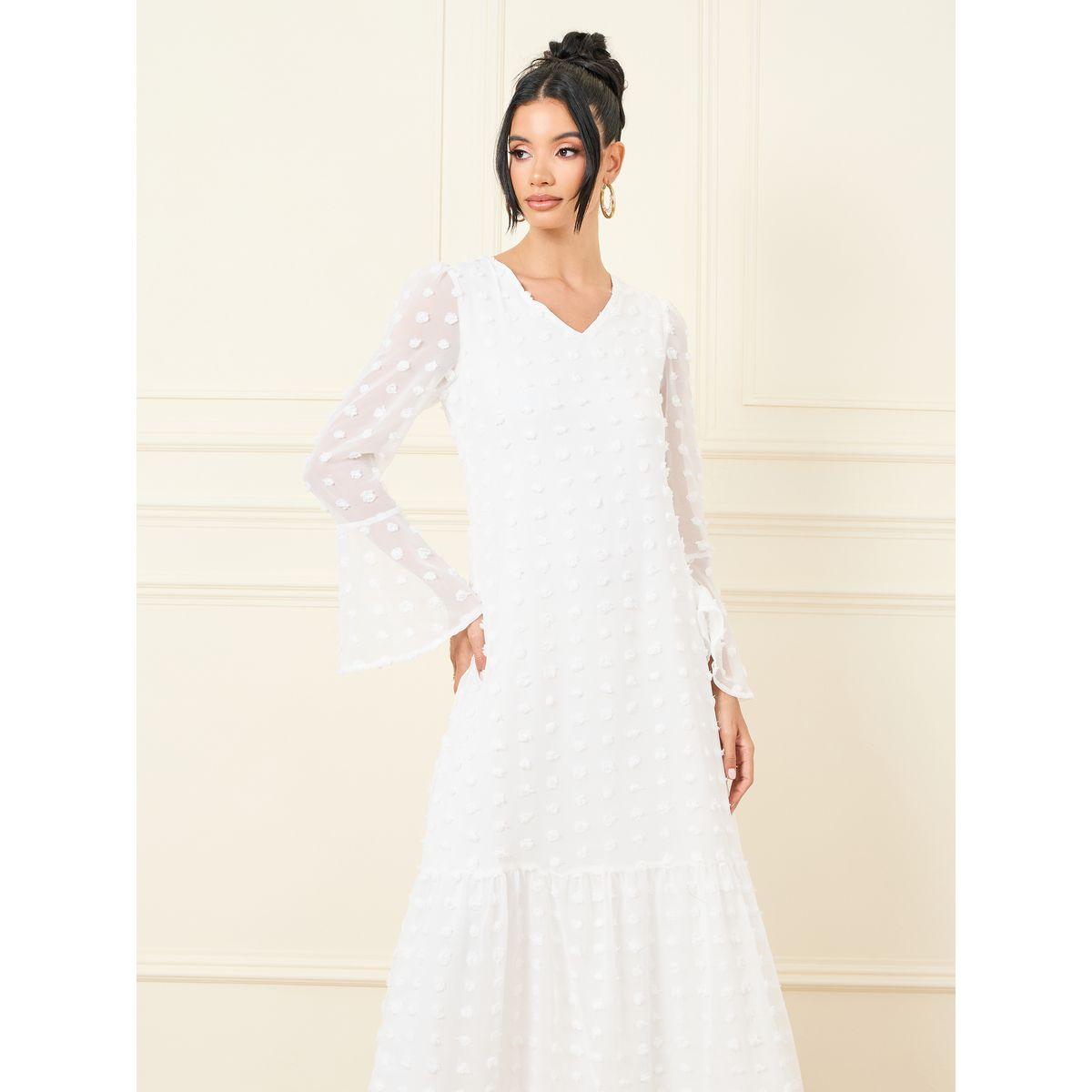 Styli Swiss Dobby A-Line Maxi Dress-women-clothing-dresses-image-2