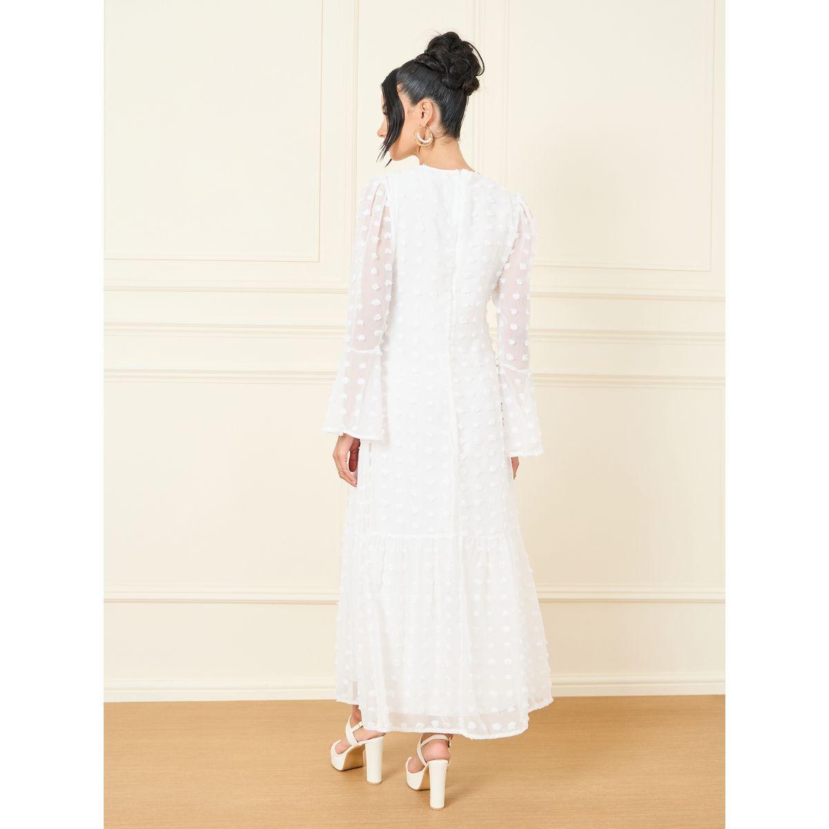 Styli Swiss Dobby A-Line Maxi Dress-women-clothing-dresses-image-4