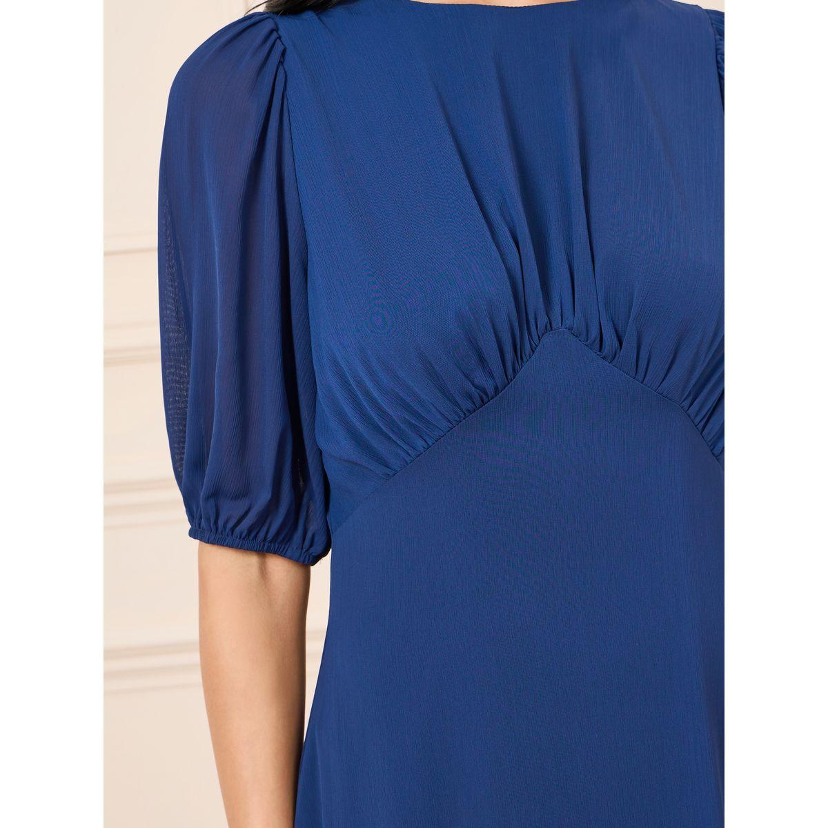 Styli Gathered Detail A-Line Maxi Dress-women-clothing-dresses-image-3