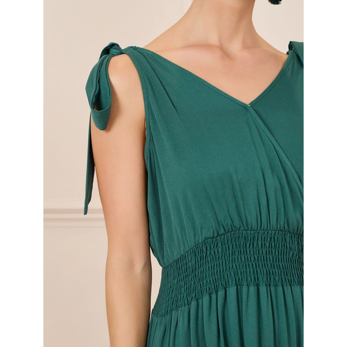 Styli Smocked Waist Tie Sleeves Tiered Maxi Dress-women-clothing-dresses-image-3