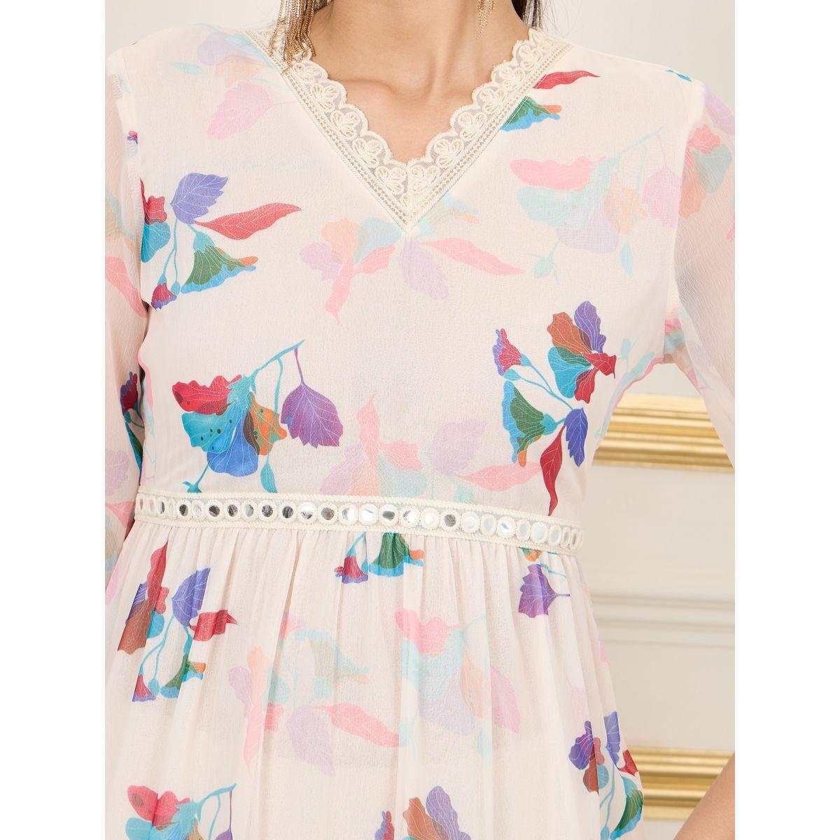 Styli Lace Trim Mirror Detail Floral AOP A-Line Maxi Dress-women-clothing-dresses-image-3