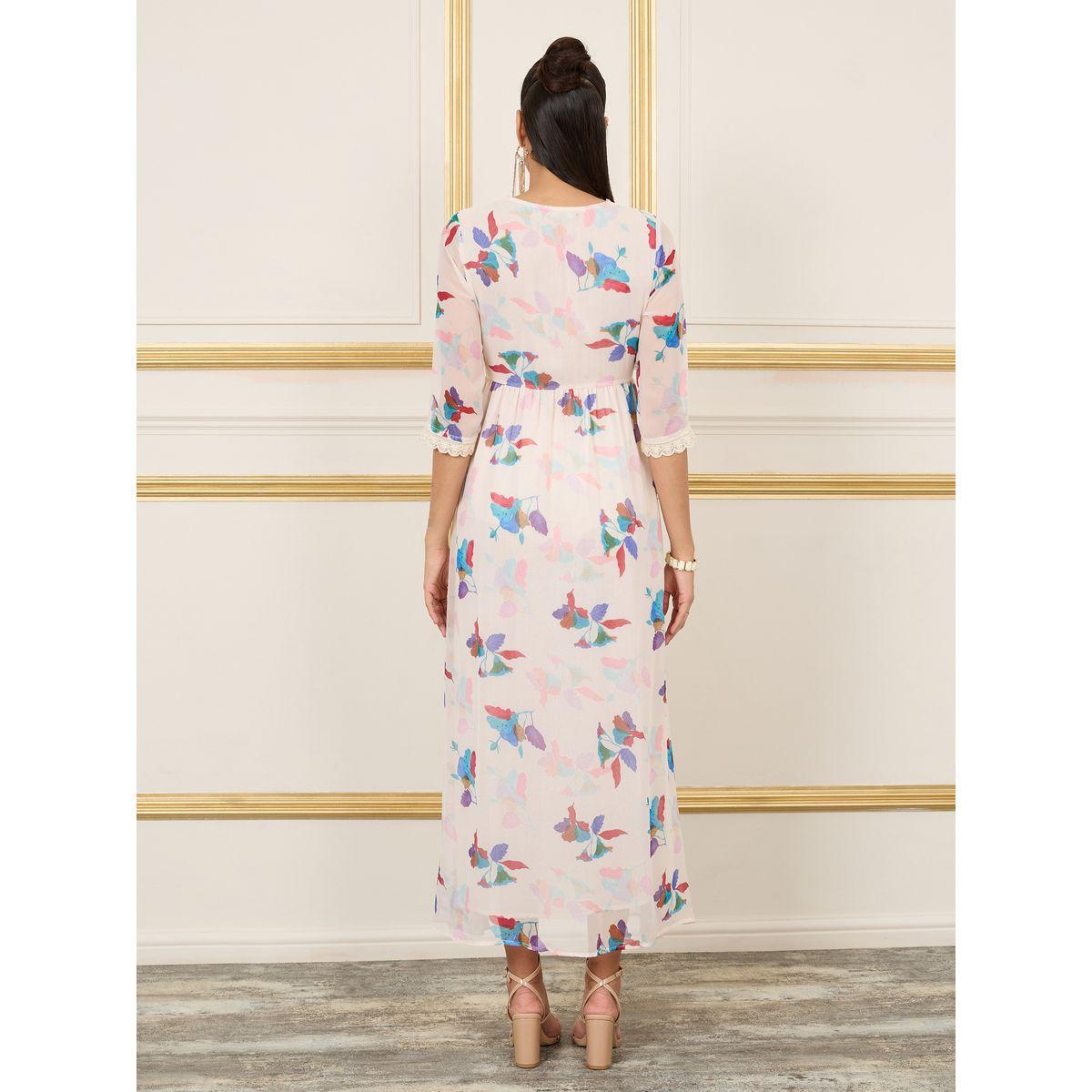 Styli Lace Trim Mirror Detail Floral AOP A-Line Maxi Dress-women-clothing-dresses-image-4