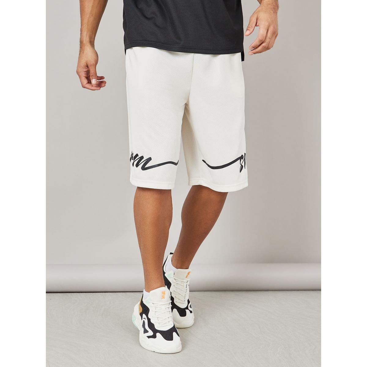 Styli Active Placement Print Shorts with Contrast Drawstring-men-clothing-sportswearandactivewear-bottoms-image-4