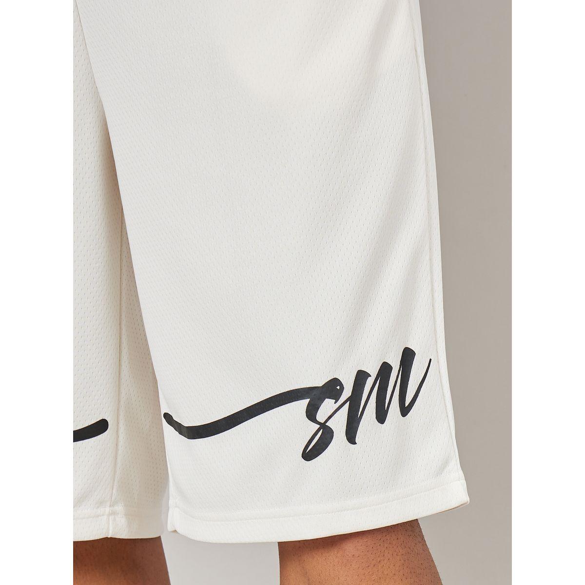 Styli Active Placement Print Shorts with Contrast Drawstring-men-clothing-sportswearandactivewear-bottoms-image-2