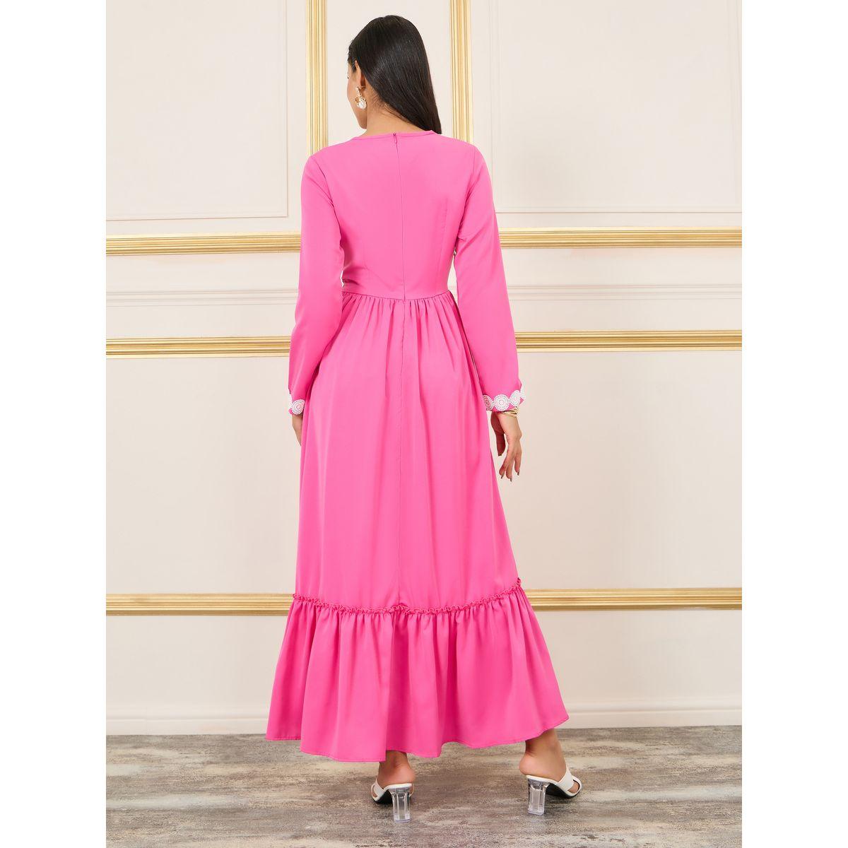 Styli Embroidered Detail Tiered Maxi Dress-women-clothing-dresses-image-4