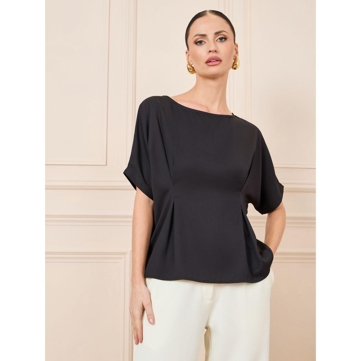 Styli Moss Crepe Batwing Sleeve Blouse-women-clothing-shirtsandblouses-blouses-image-1