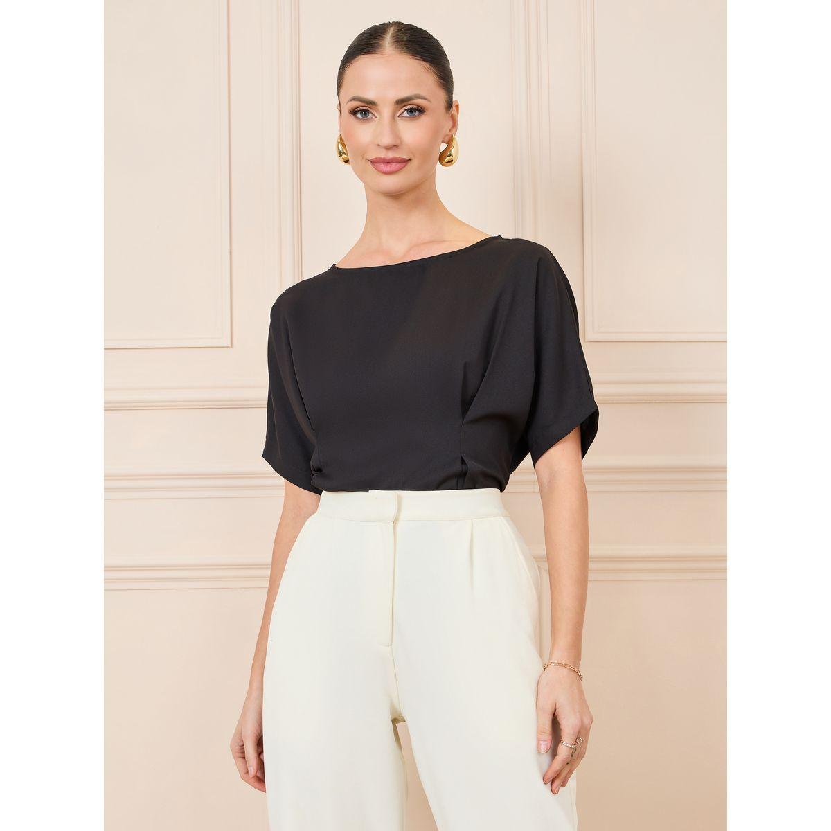 Styli Moss Crepe Batwing Sleeve Blouse-women-clothing-shirtsandblouses-blouses-image-2