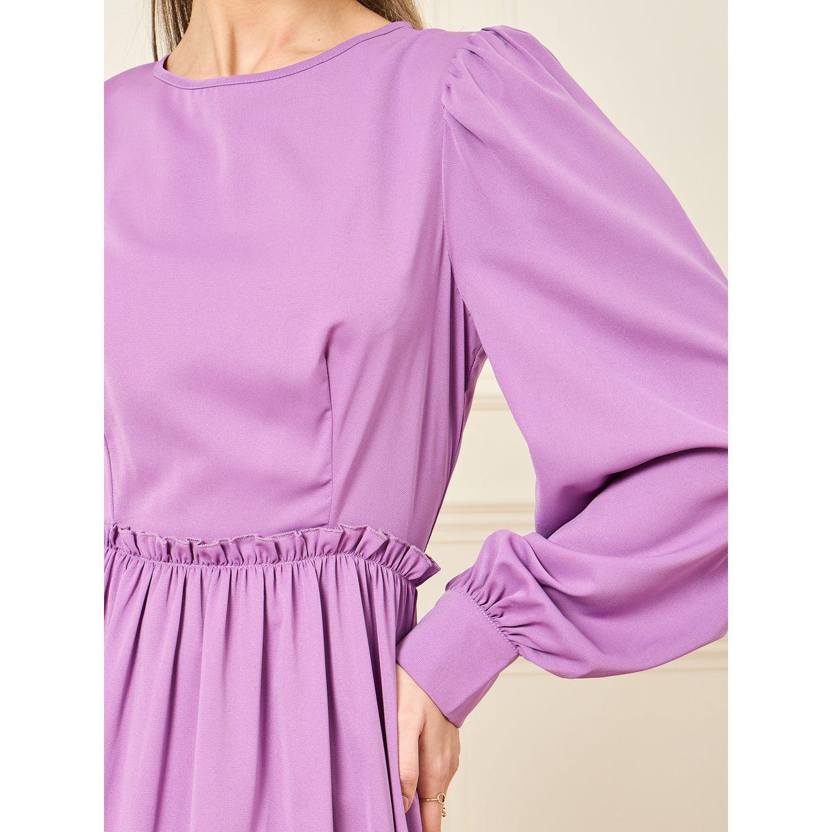 فستان طويل باكمام منفوخة-women-clothing-dresses-image-3