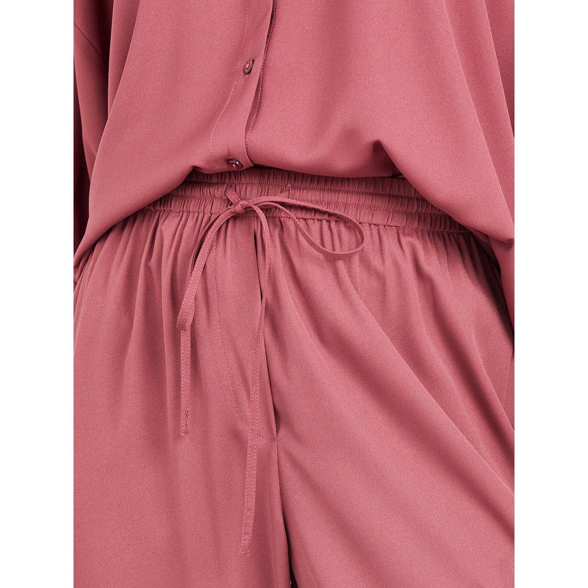 Styli Solid Drawstring Tapered Pants-women-clothing-bottoms-trousers-image-3