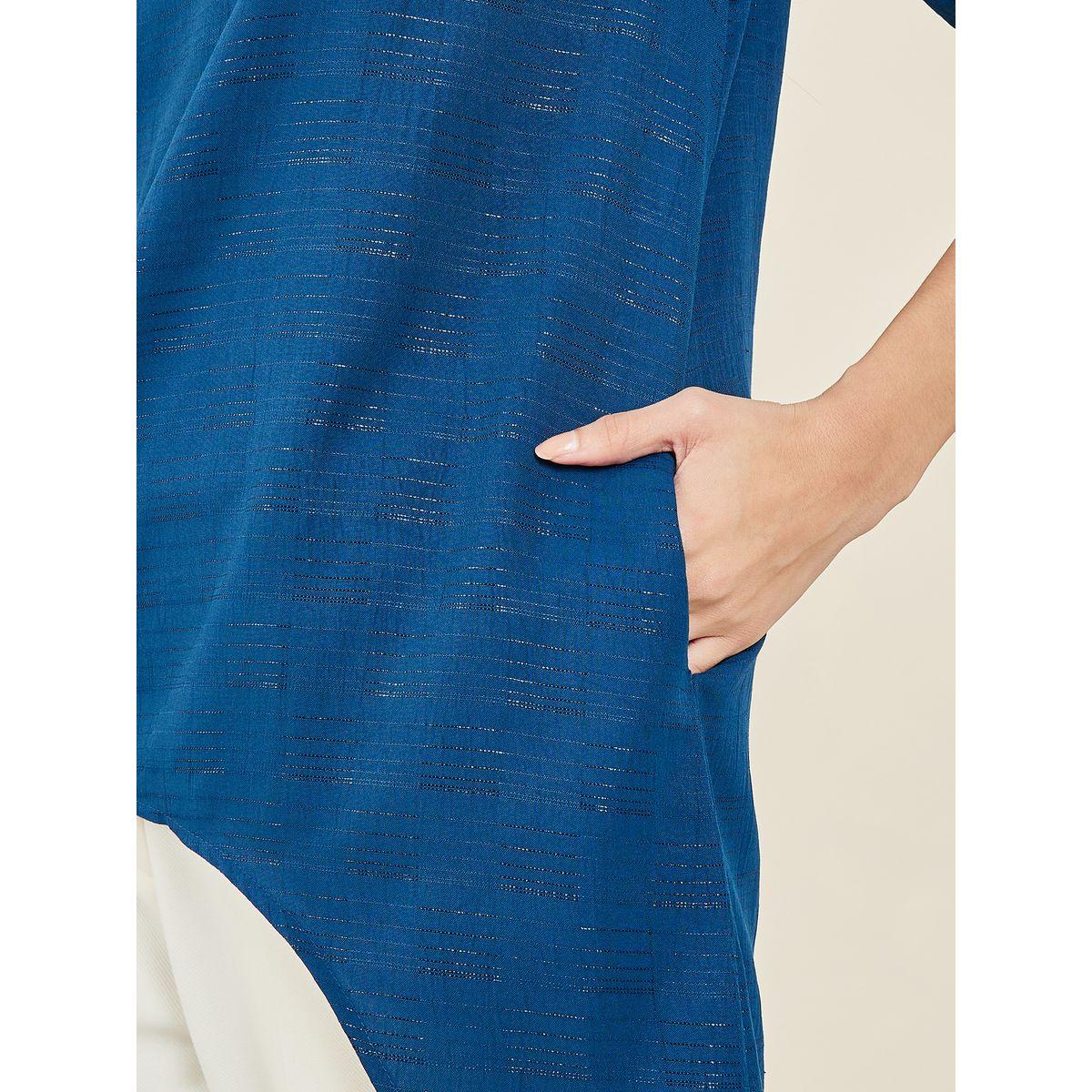 Styli Lurex High Low Hem Tunic Top-women-clothing-shirtsandblouses-blouses-image-3