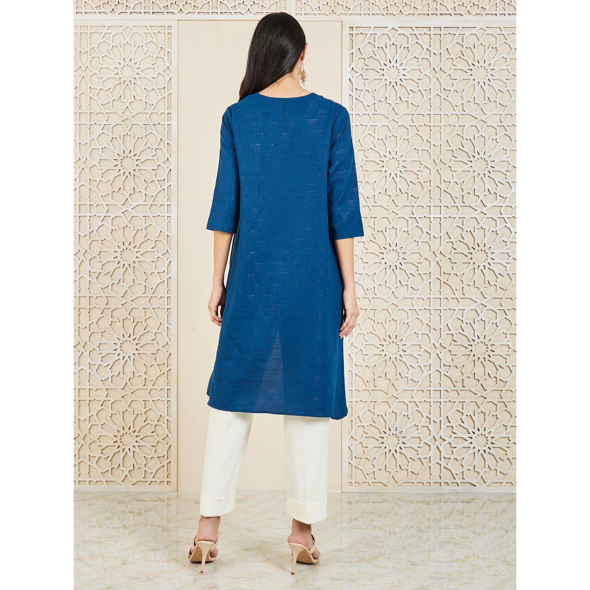 Styli Lurex High Low Hem Tunic Top-women-clothing-shirtsandblouses-blouses-image-4