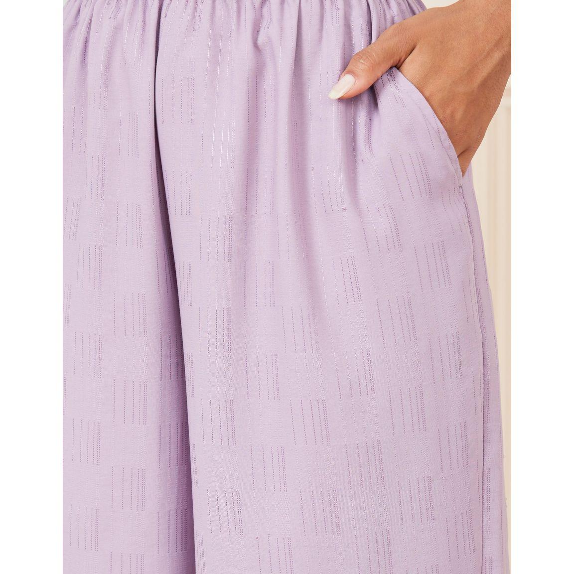 Styli Lurex Textured Wide Leg Pants-women-clothing-bottoms-trousers-image-3